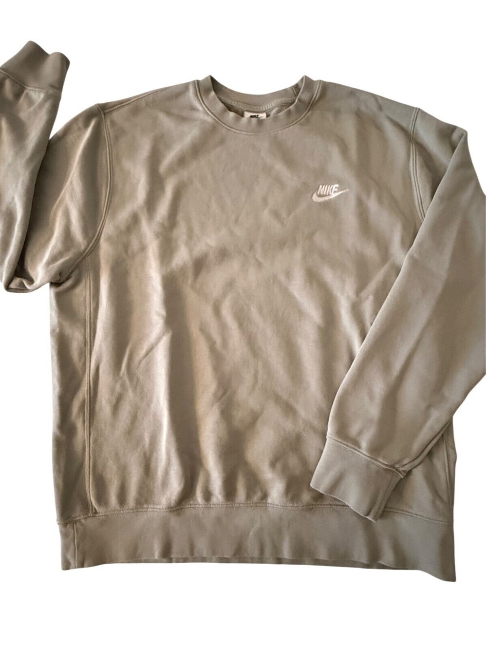 Nike Sportswear Club Fleece Crewneck Sweatshirt Sage Green Men Large